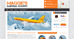 Desktop Screenshot of maggiesshipping.com